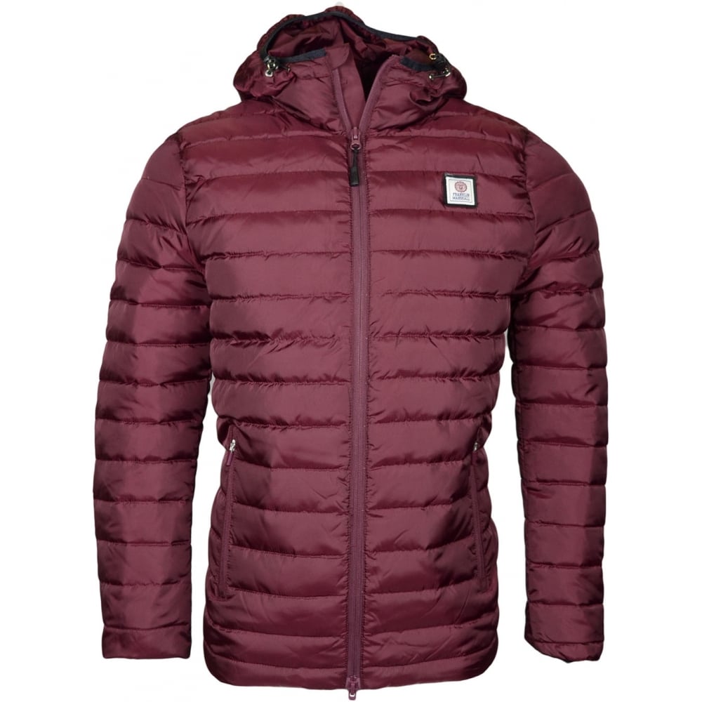 119AN Hooded Zip Vintage Port Nylon Jacket