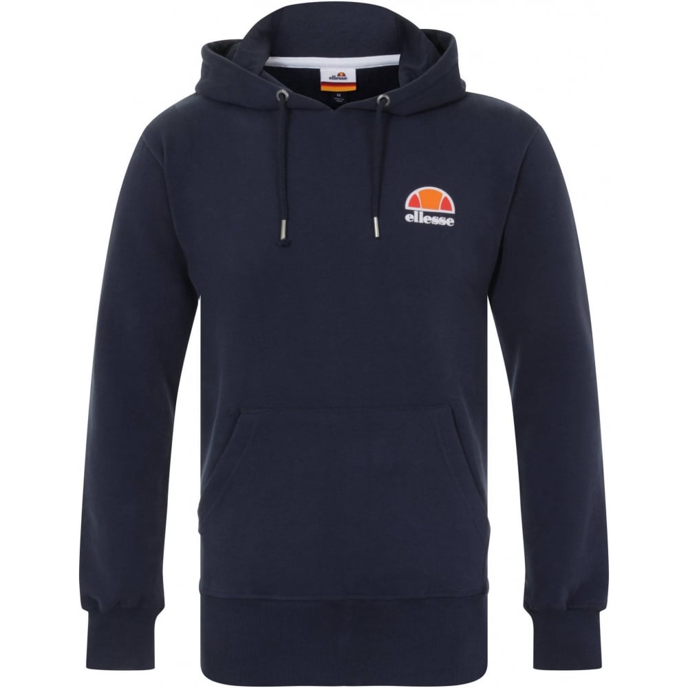 Toce Cotton Logo Navy Hoodie