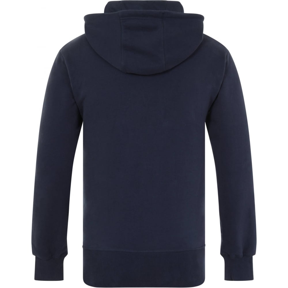 Toce Cotton Logo Navy Hoodie