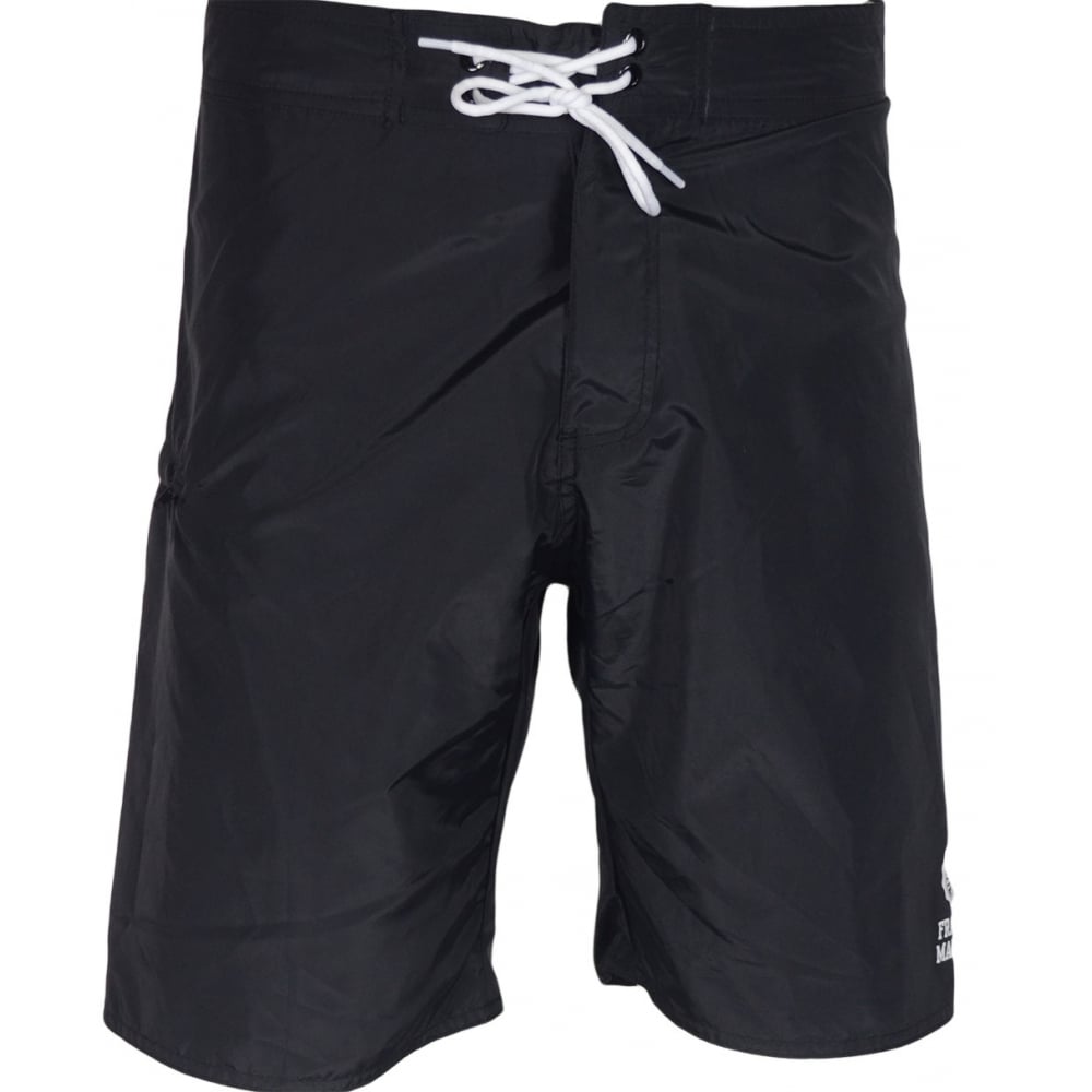 UA950 Beachwear Unisex Black Swim Shorts