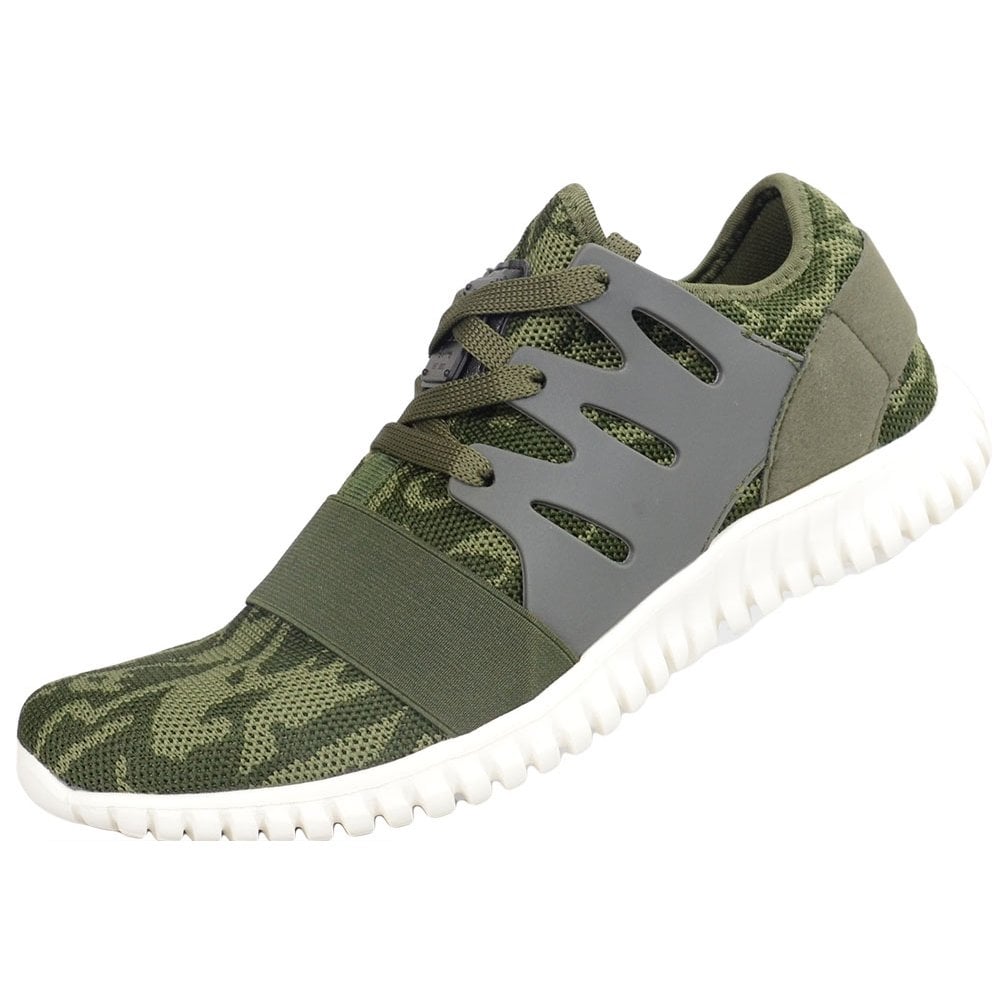URBO Mesh Olive Green Trainer