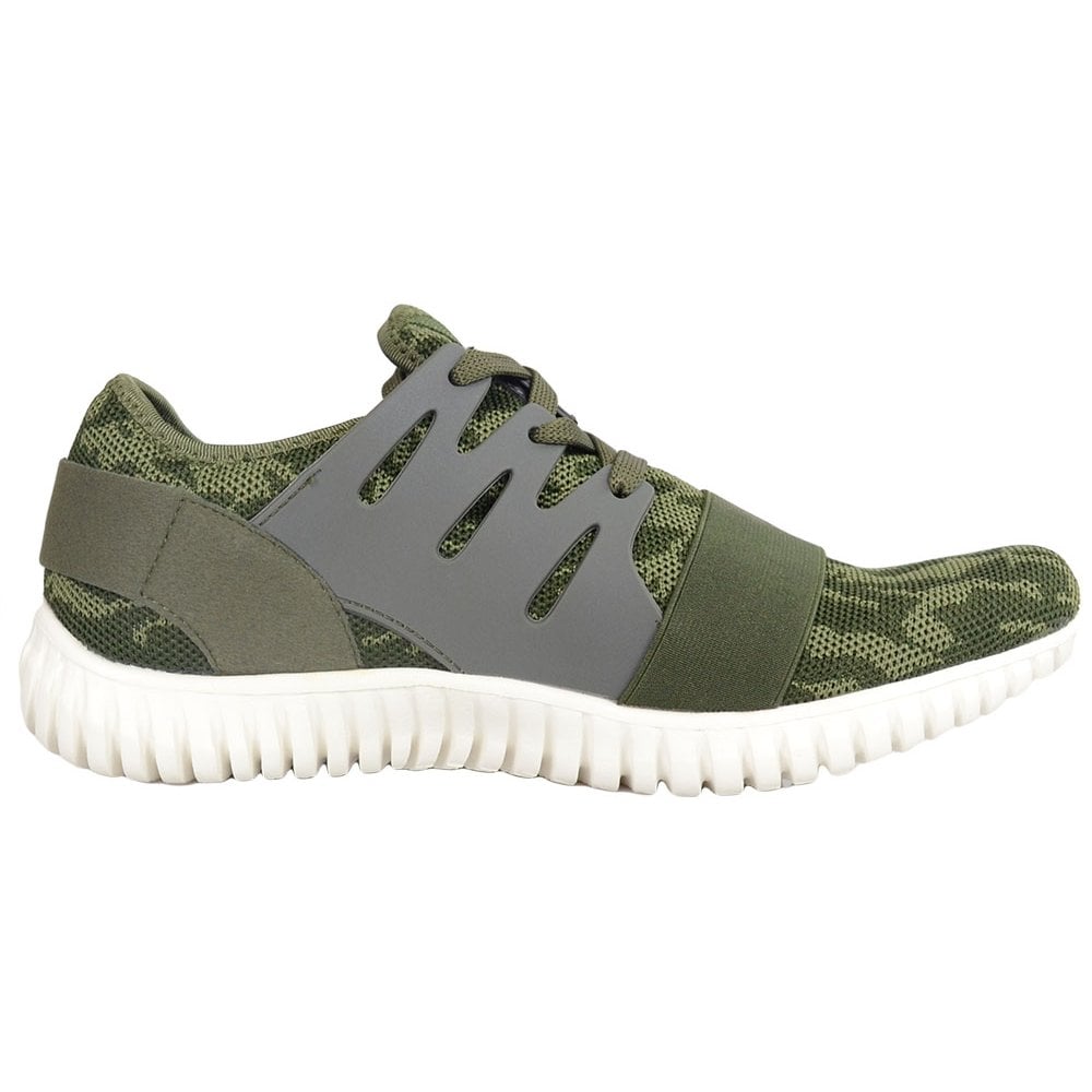 URBO Mesh Olive Green Trainer