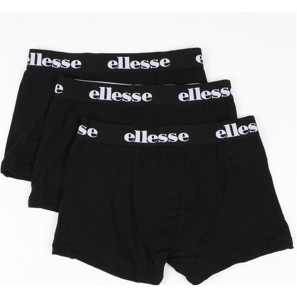 Hali Cotton 3Pack Black Boxers