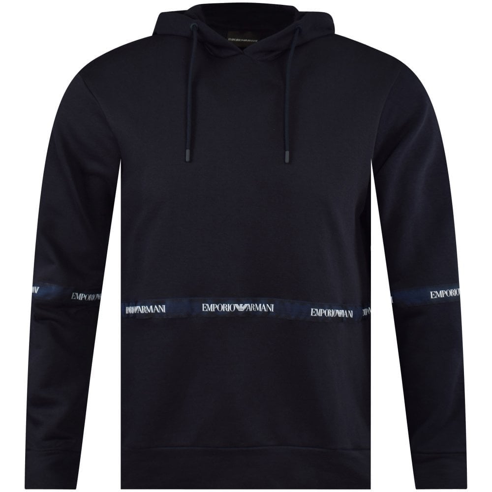 Cotton Pullover Hooded Navy Tracksuit