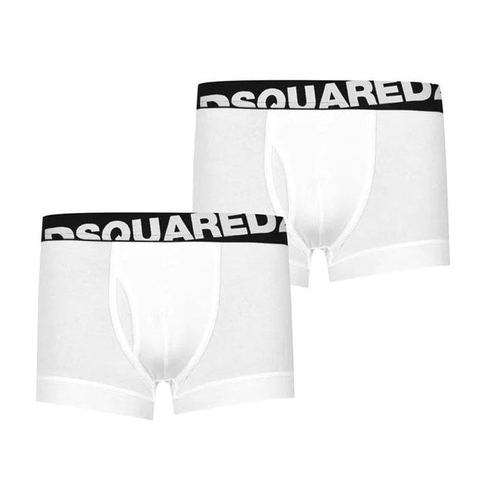 Cotton 2Pack White/Black Boxers
