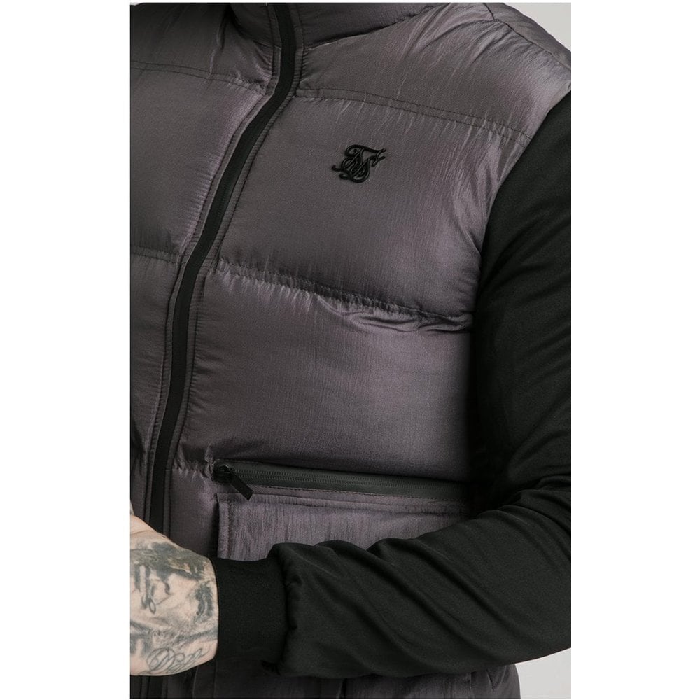 Neo Instinct Grey Bubble Puffer Jacket