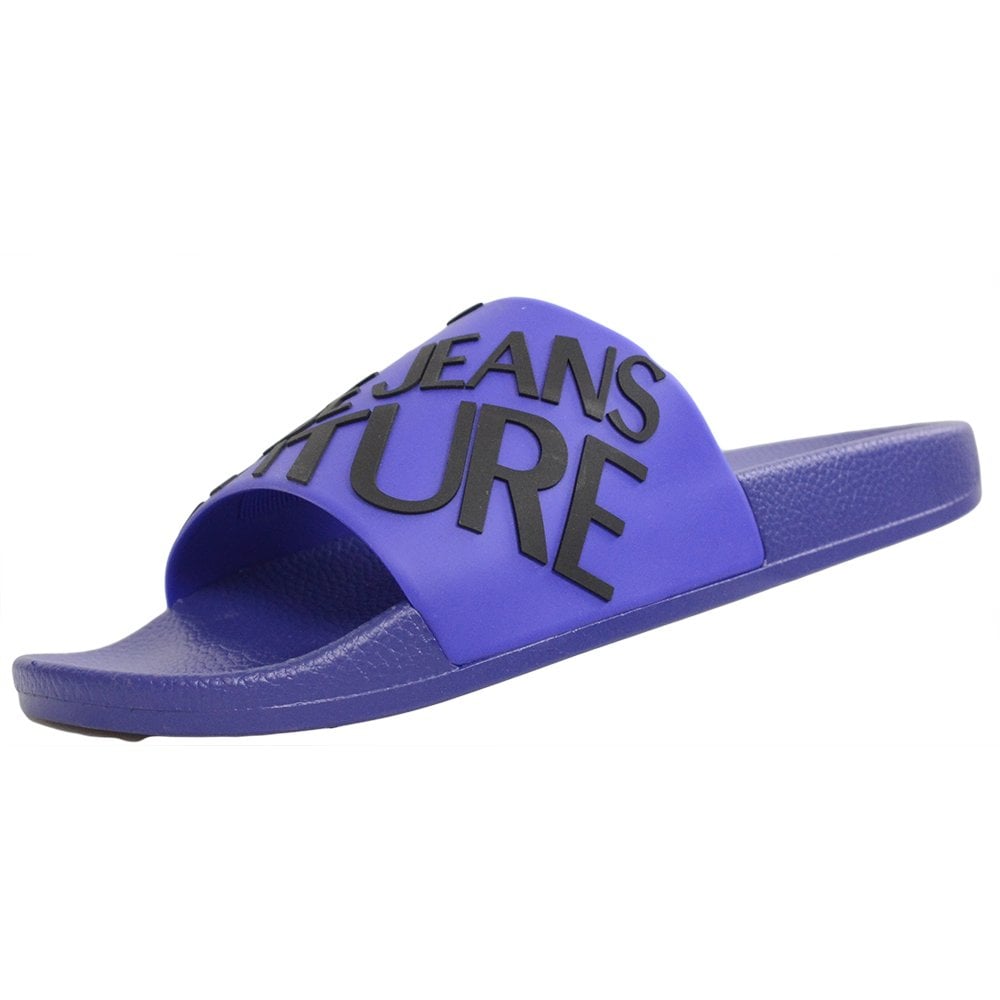 Jeans Couture Rubber Blue Slider