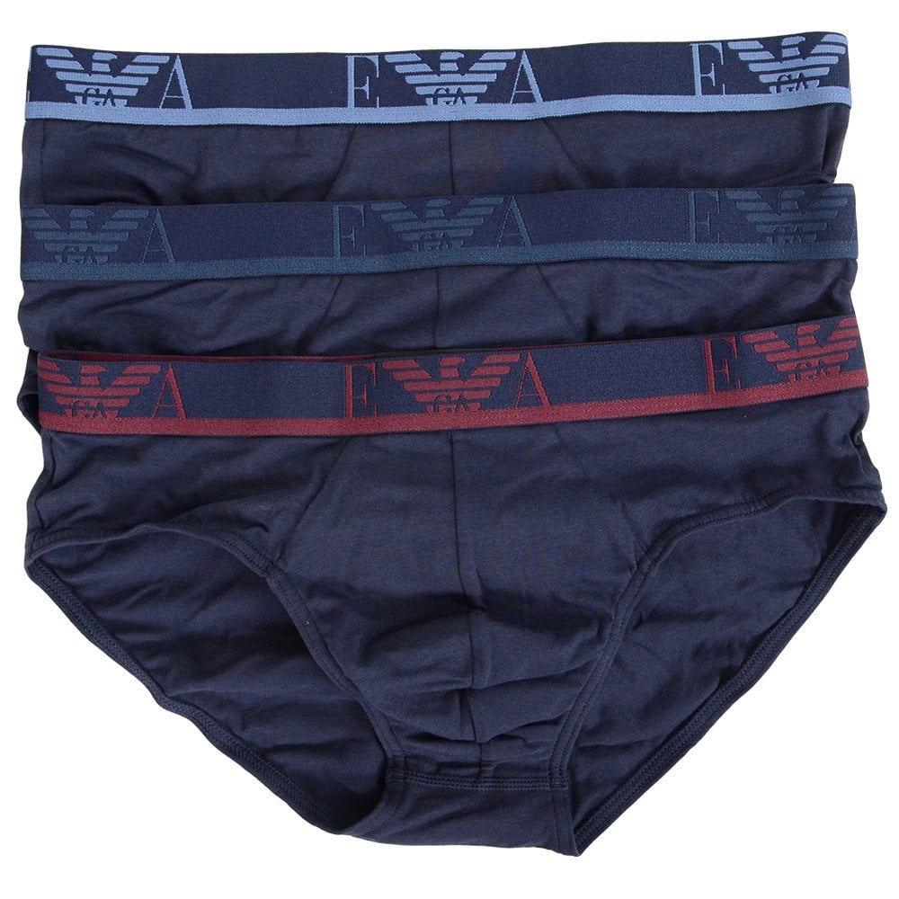 Cotton Navy Boxer Brief