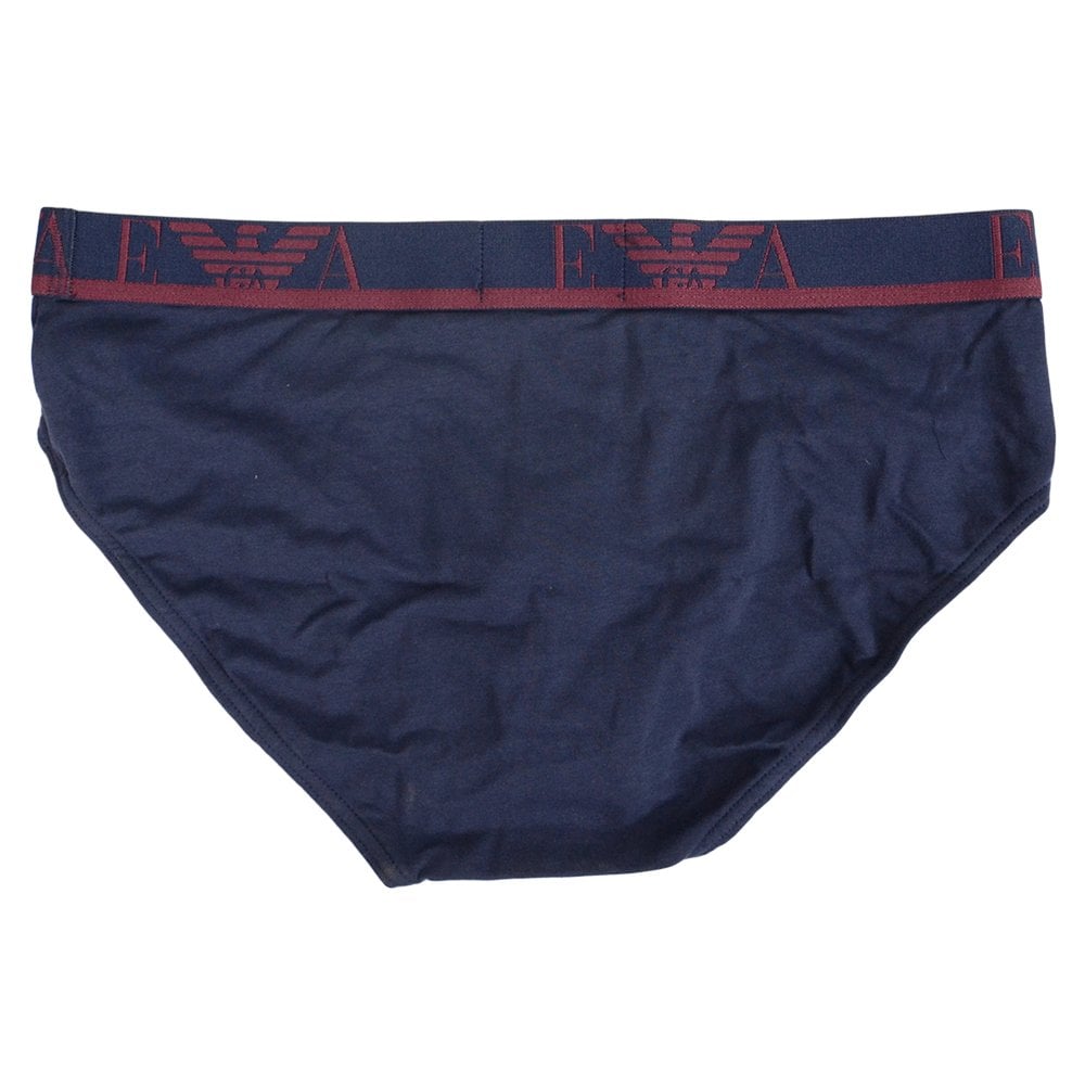 Cotton Navy Boxer Brief