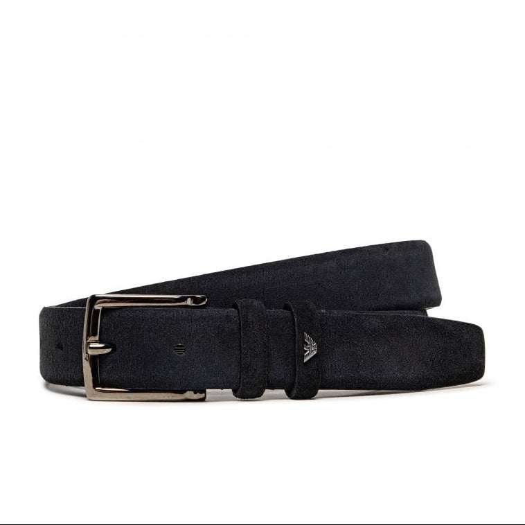Suede Black Belt