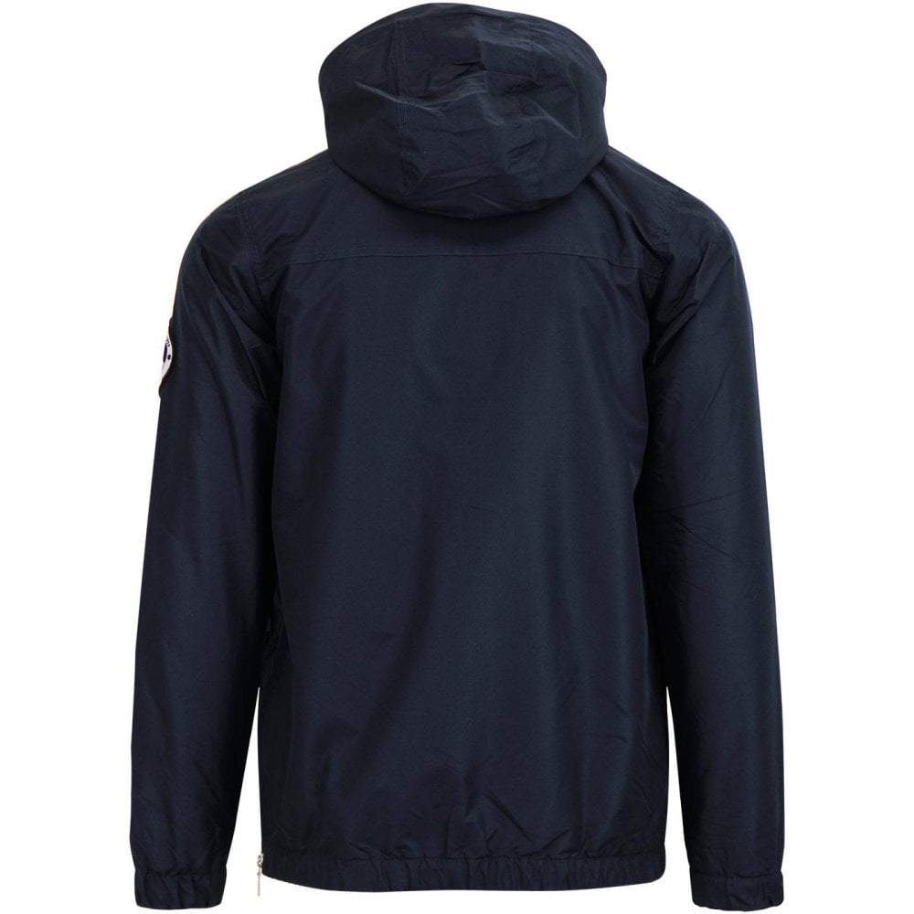 Mont 2 Oh Half Zip Hooded Kangaroo Navy Jacket