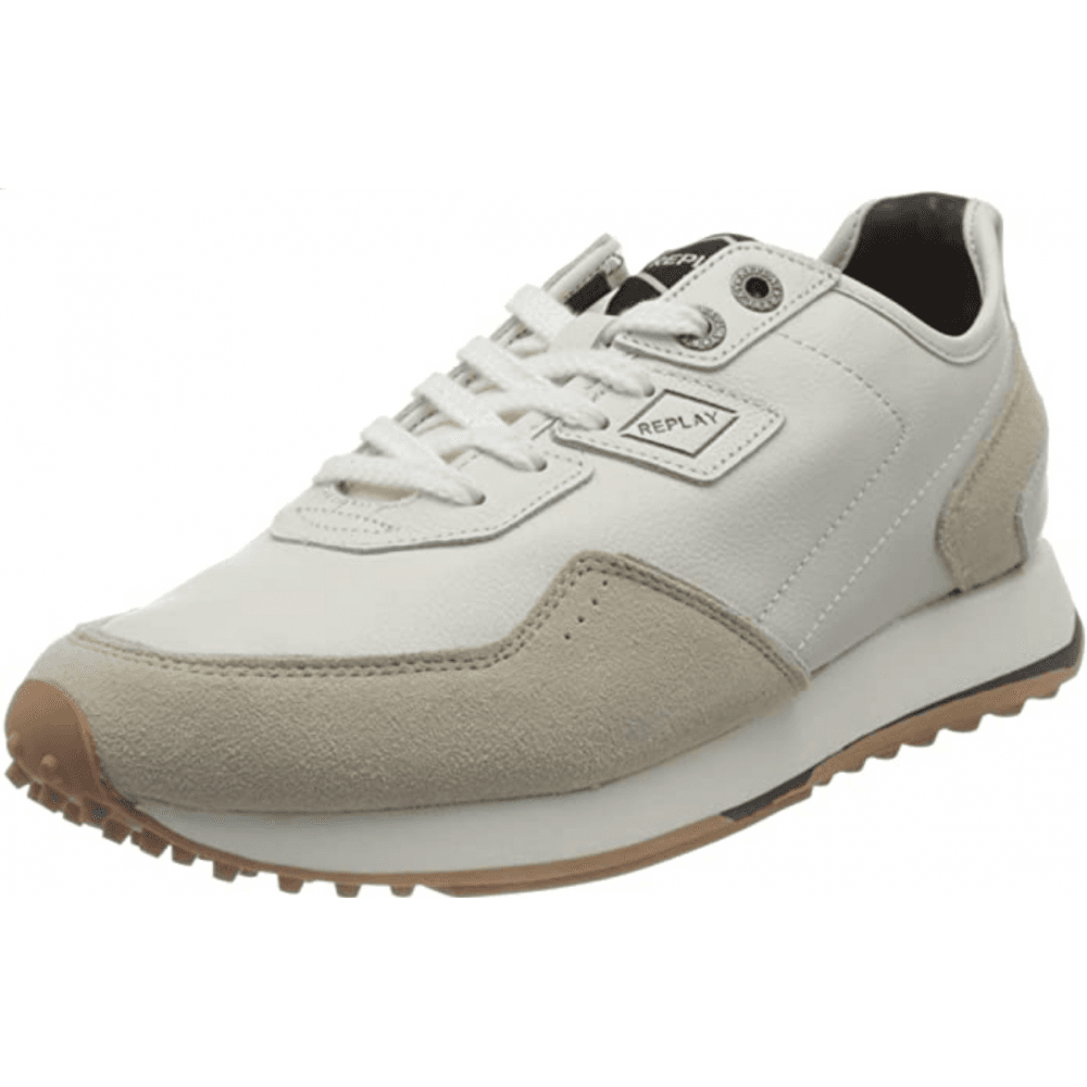 White Leather Sneaker Trainer