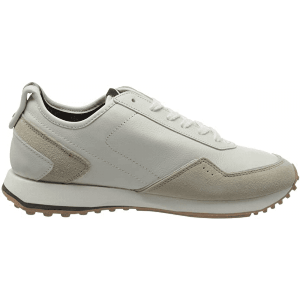 White Leather Sneaker Trainer