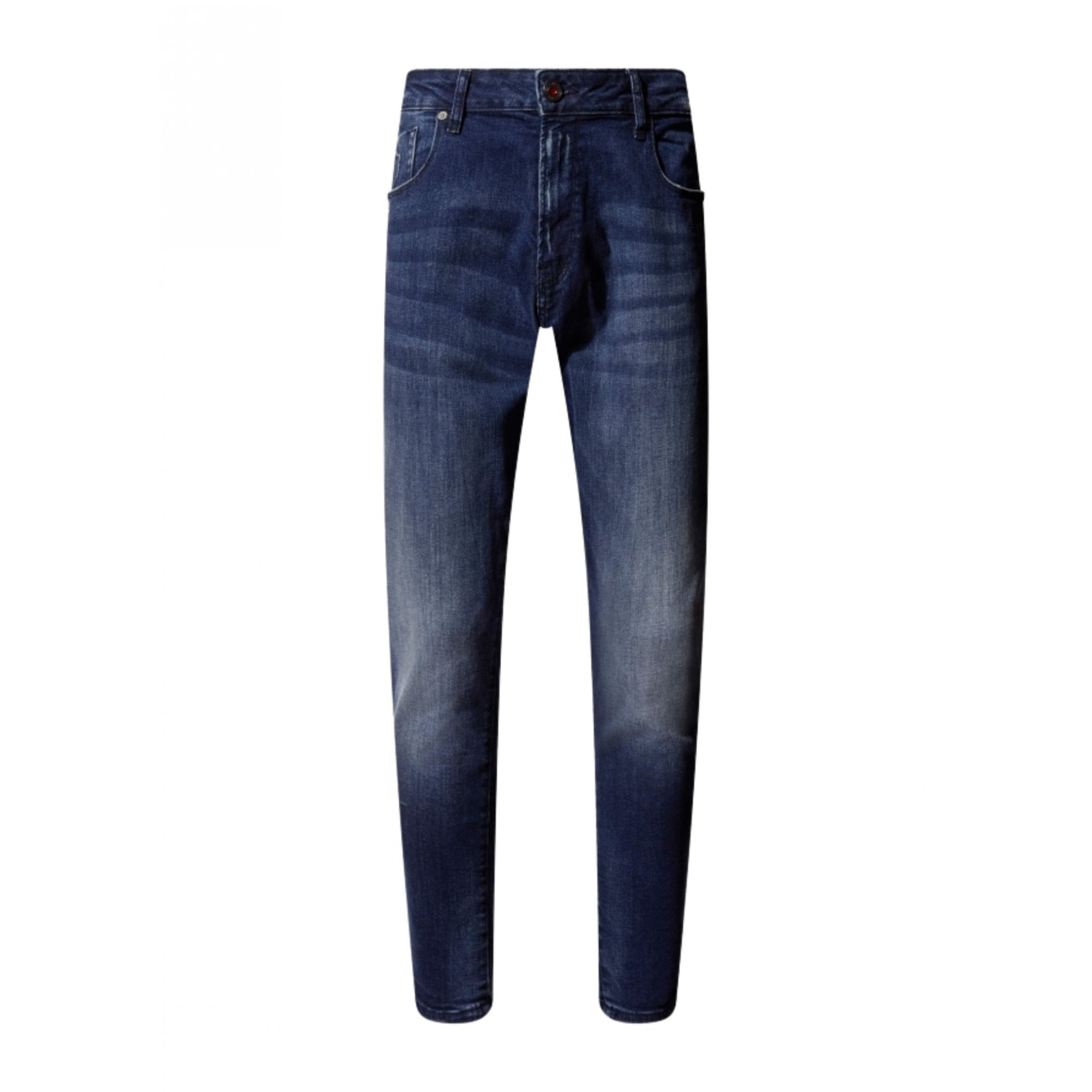 Major Tapered Fit Blue Jeans