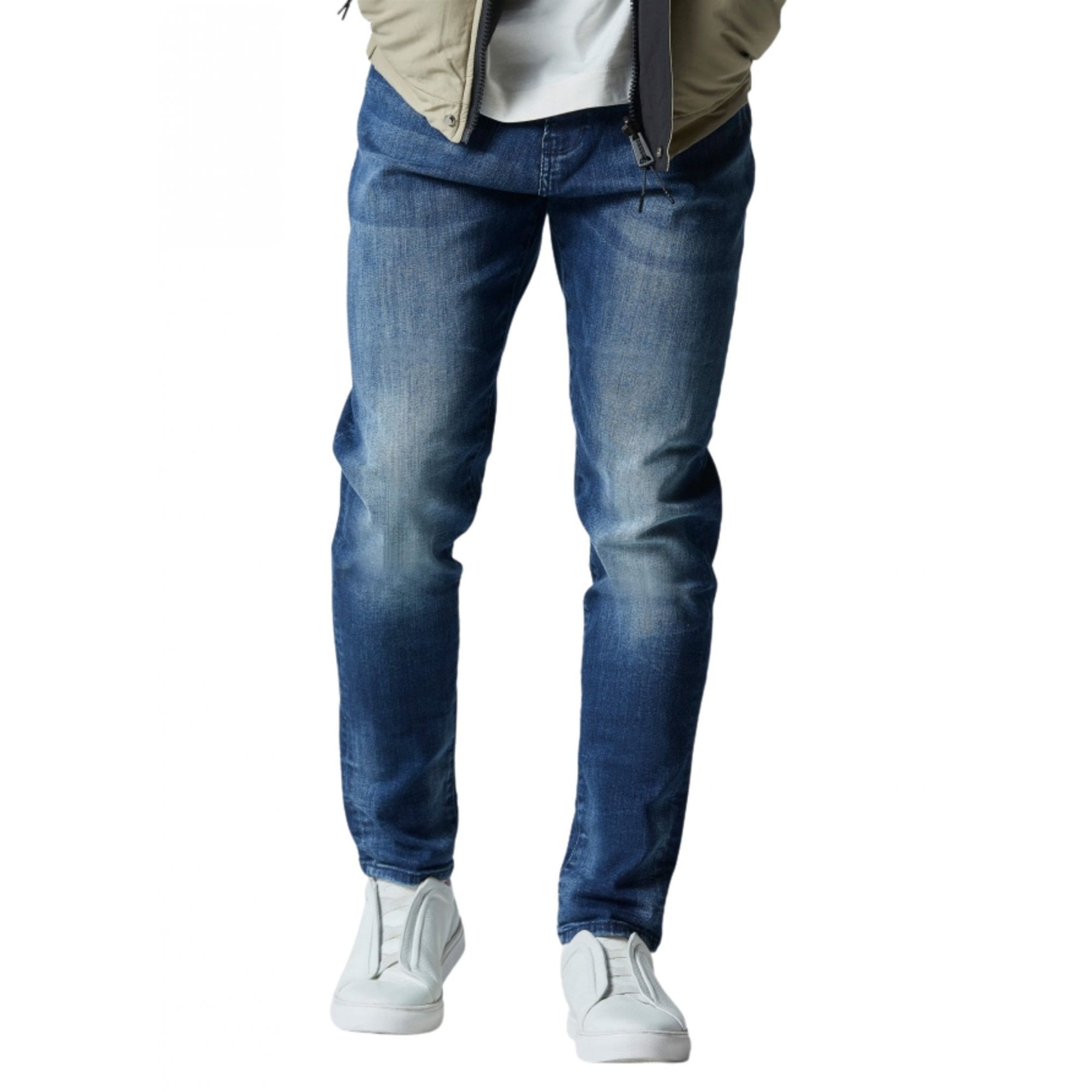 Major Tapered Fit Blue Jeans