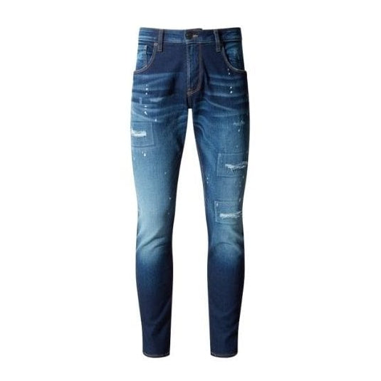 COB 874 Regular Fit Ripped Blue Jeans