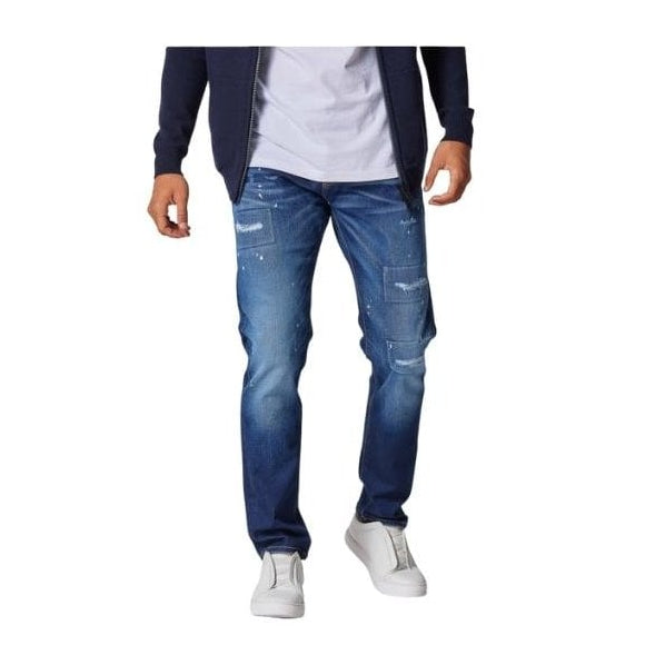 COB 874 Regular Fit Ripped Blue Jeans