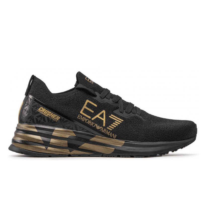 Crusher Black/Gold Sneaker Trainer