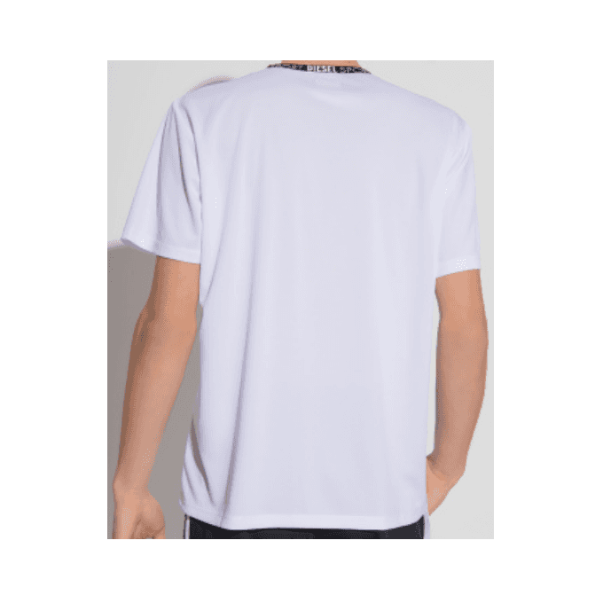 Amtee Sports Breathable White Cotton T-Shirt