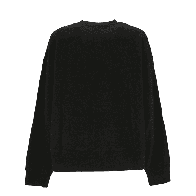 Spray Yellow Star Logo Black Sweatshirt
