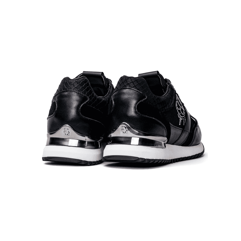 Plexikonic Doll Logo Mesh Black Sneaker Trainer