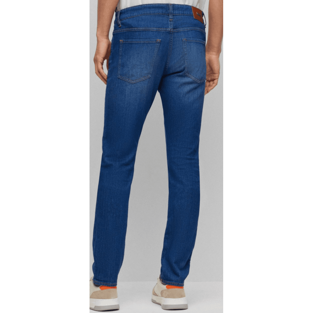 Delaware3-1 Cotton Slim Fit Mid Wash Blue Jeans