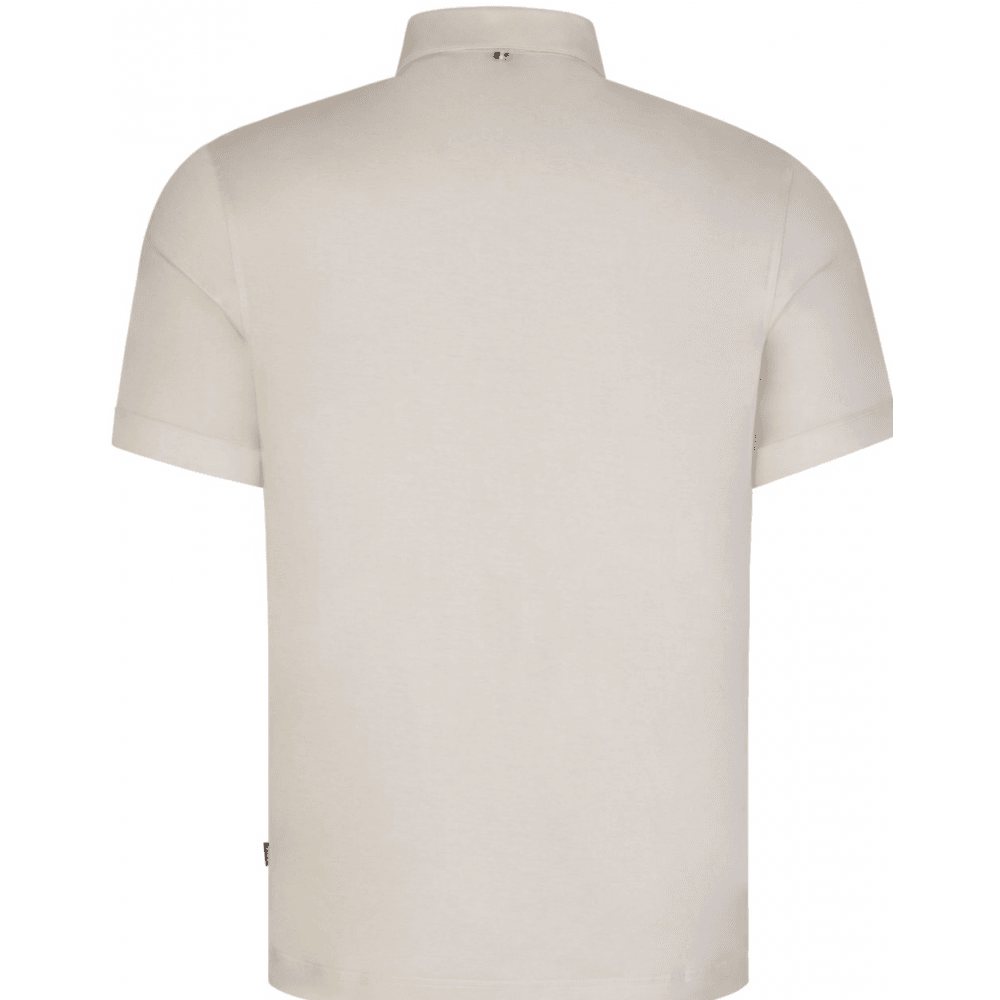 Press 53 Mercerized Cotton Cream Polo Shirt
