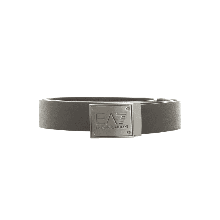 Silver Buckle Black/Duffel Bag Green Reversible Belt