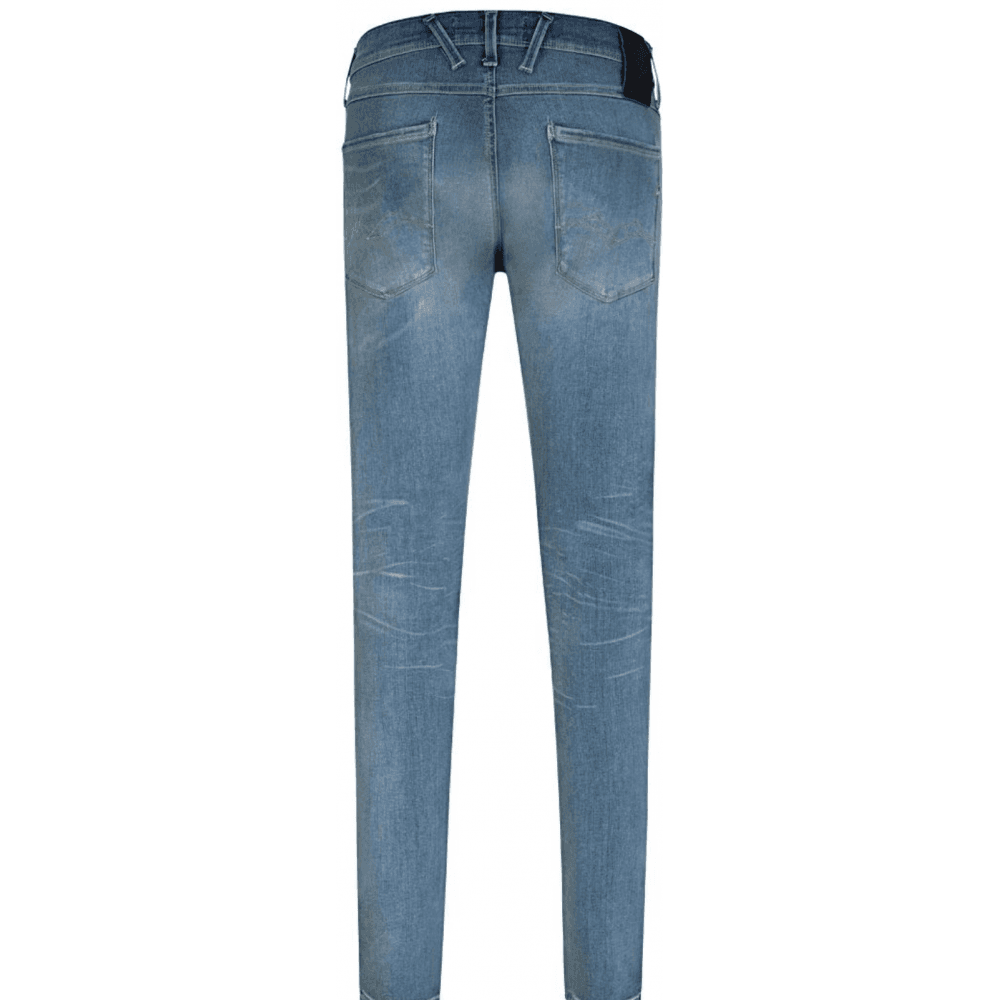 Anbass Hyperflex Stretch Light Wash Slim Fit Jeans