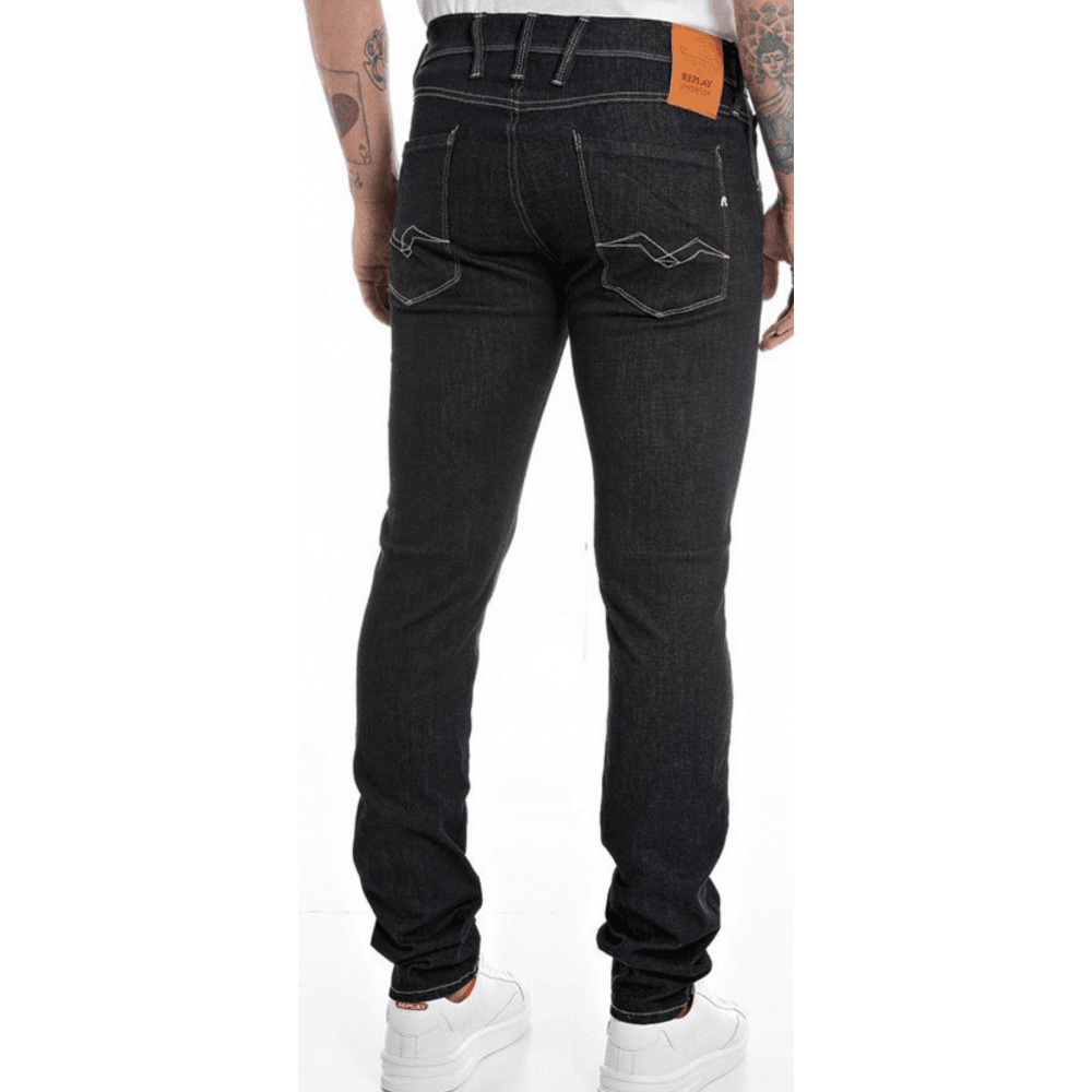 Anbass Stretch Dark Blue Slim Fit Jeans