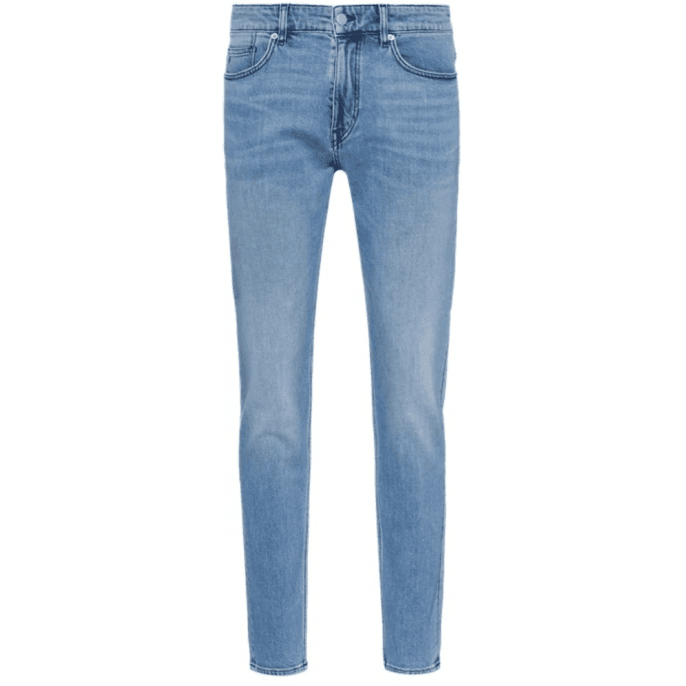 Delano Slim Fit Light Wash Blue Jeans