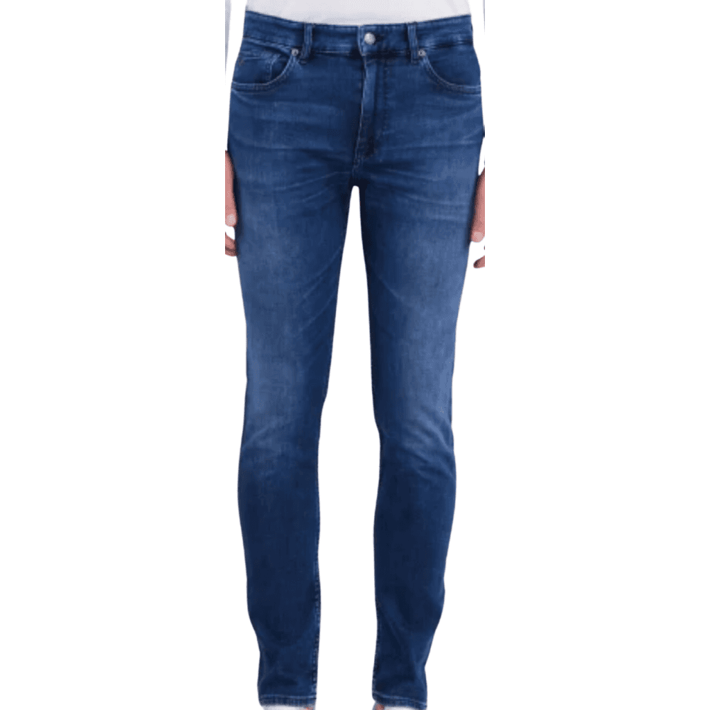 Delano Cashmere Slim Fit Navy Jeans