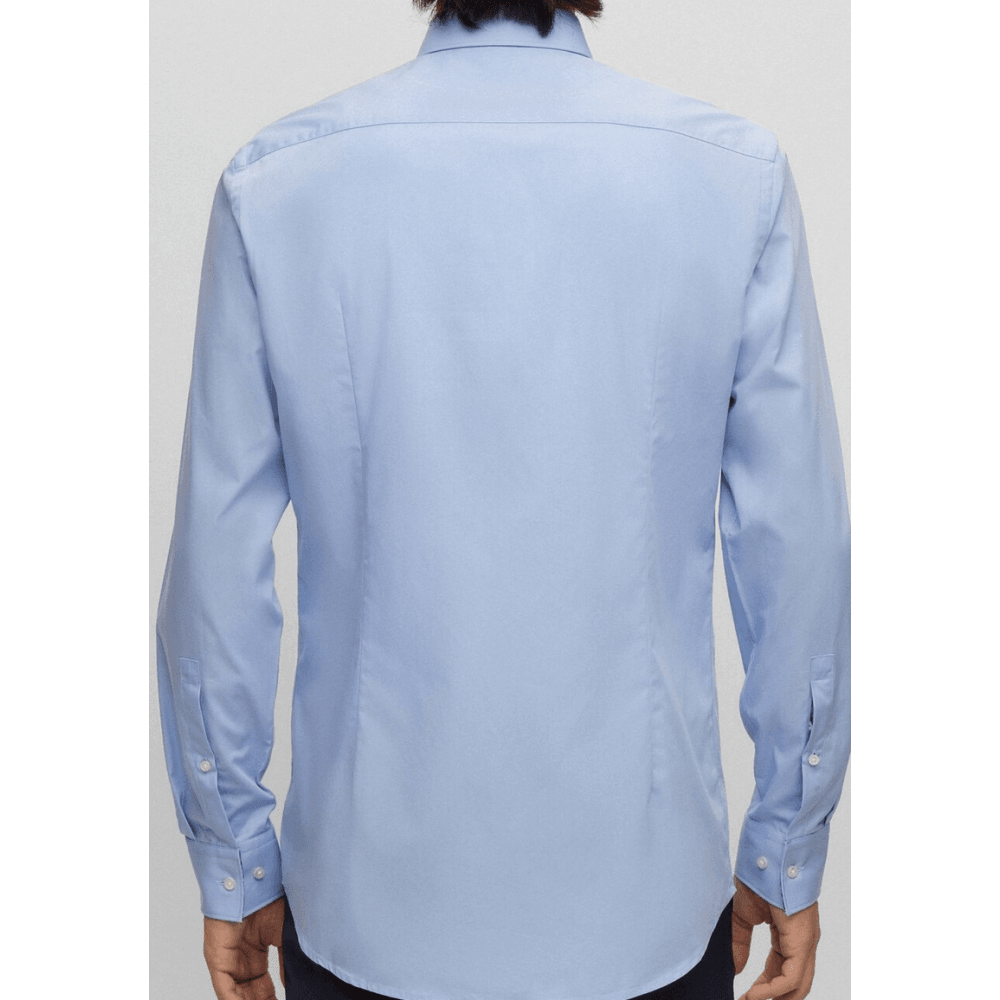 Koey Button Up Long Sleeve Light Blue Shirt