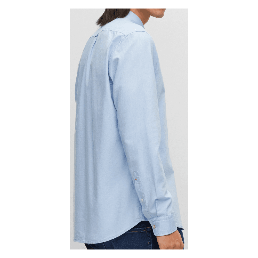 Rickert Cotton Regular Fit Light Blue Shirt