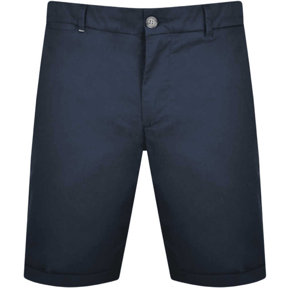 Canvas Navy Cotton Chino Shorts