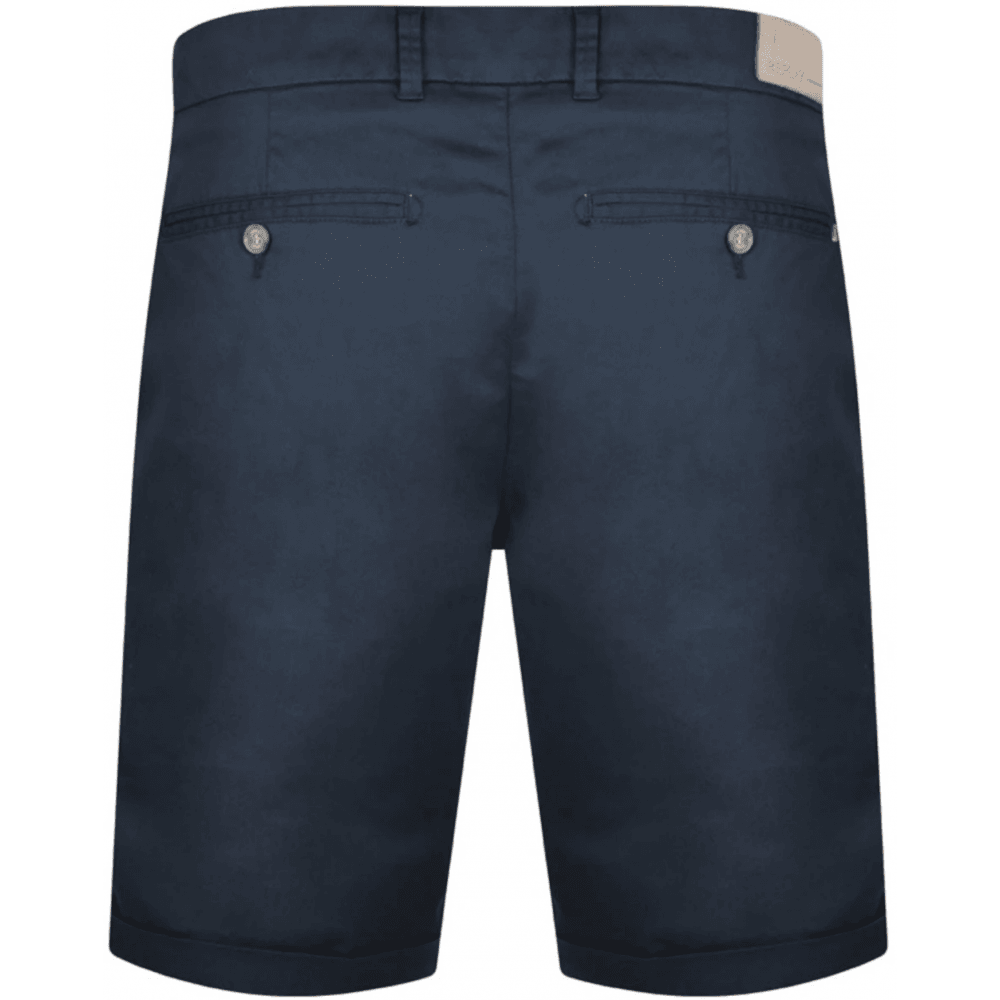 Canvas Navy Cotton Chino Shorts