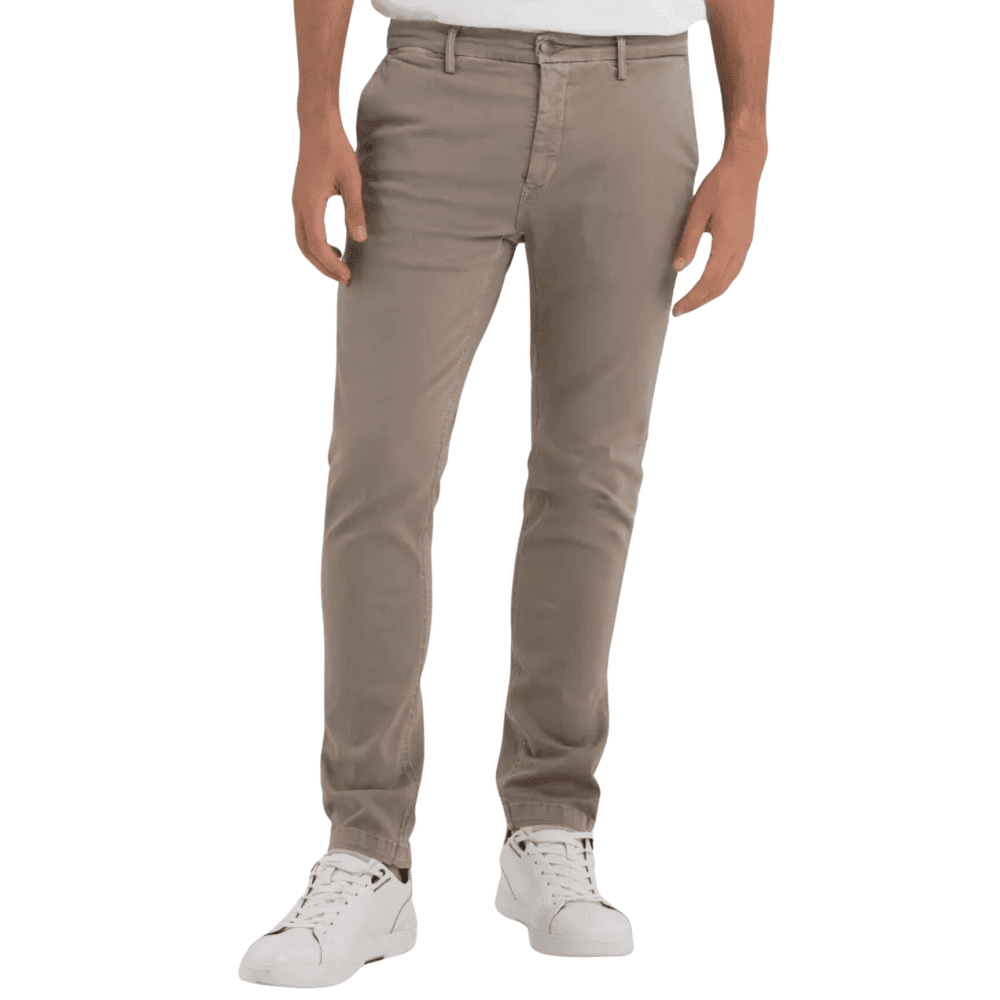 Zeumar Hyperflex Stretch Slim Fit Beige Chino