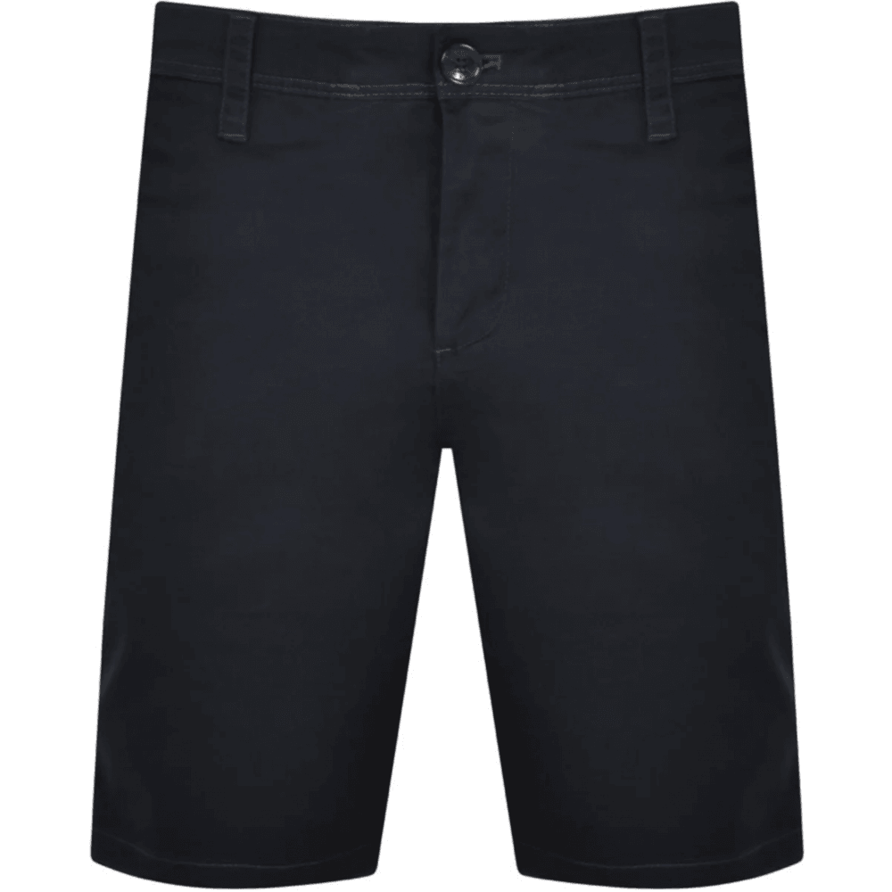 Cotton Navy Chino Shorts
