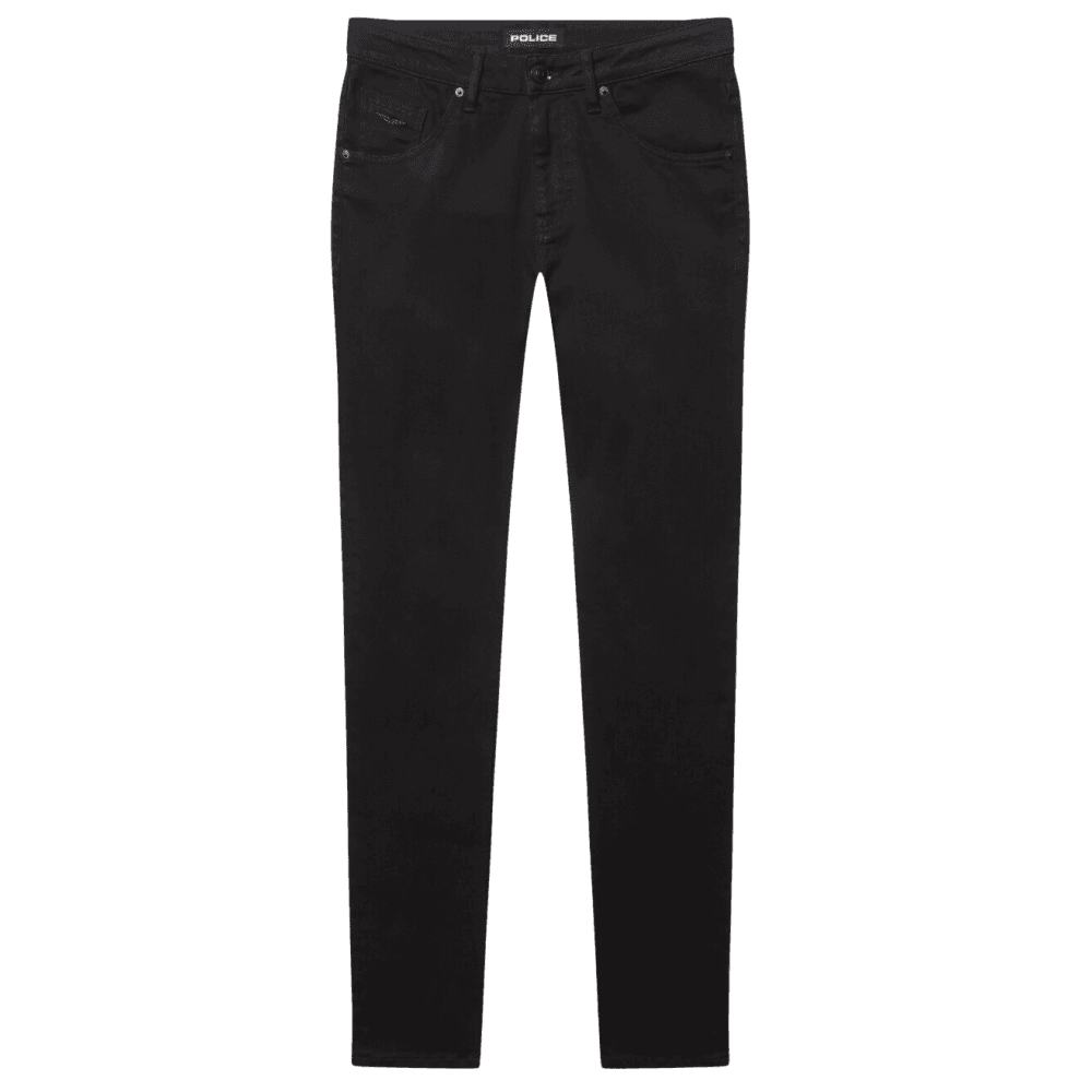 Deniro Slim Fit Active Flex Black Jeans