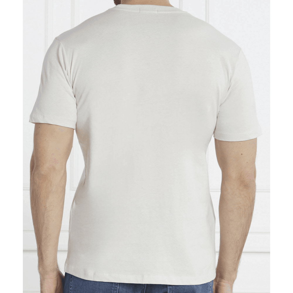 Graphic Logo Round Neck White T-Shirt