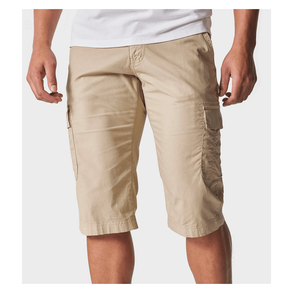 Husk 3/4 Length Beige Cargo Shorts