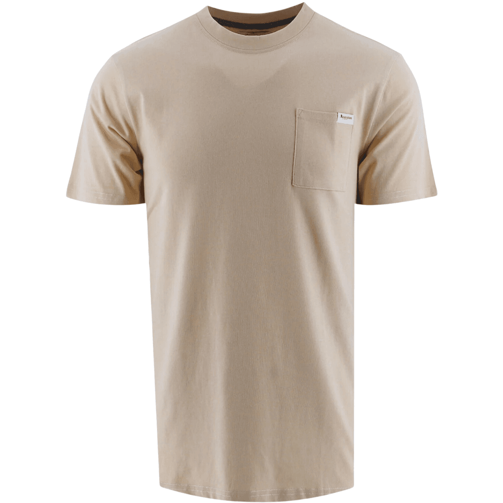 Cotton Emblem Logo Beige T-Shirt