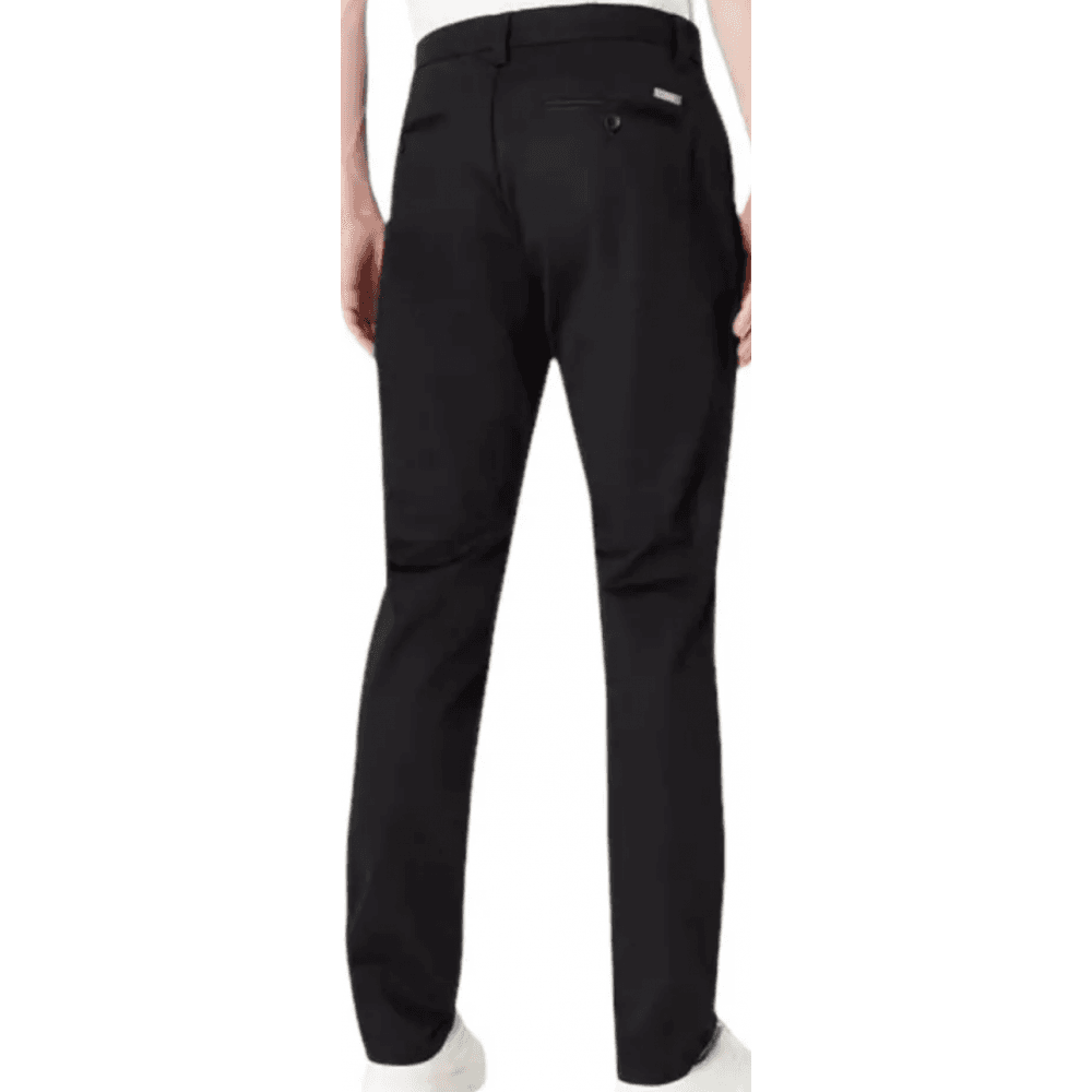Slim Fit Black Golf Chino Pants
