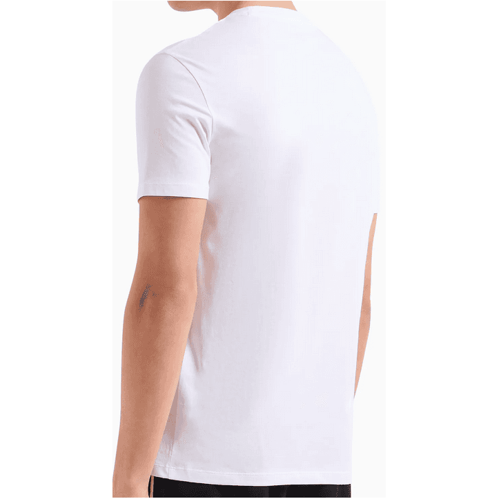 Cotton Milano Print White T-Shirt