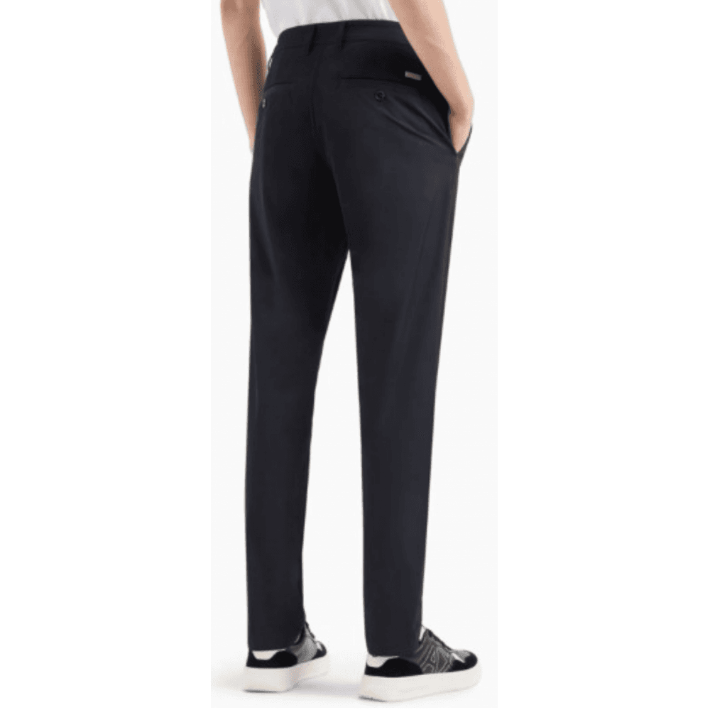 Slim Fit Navy Golf Chino Pants