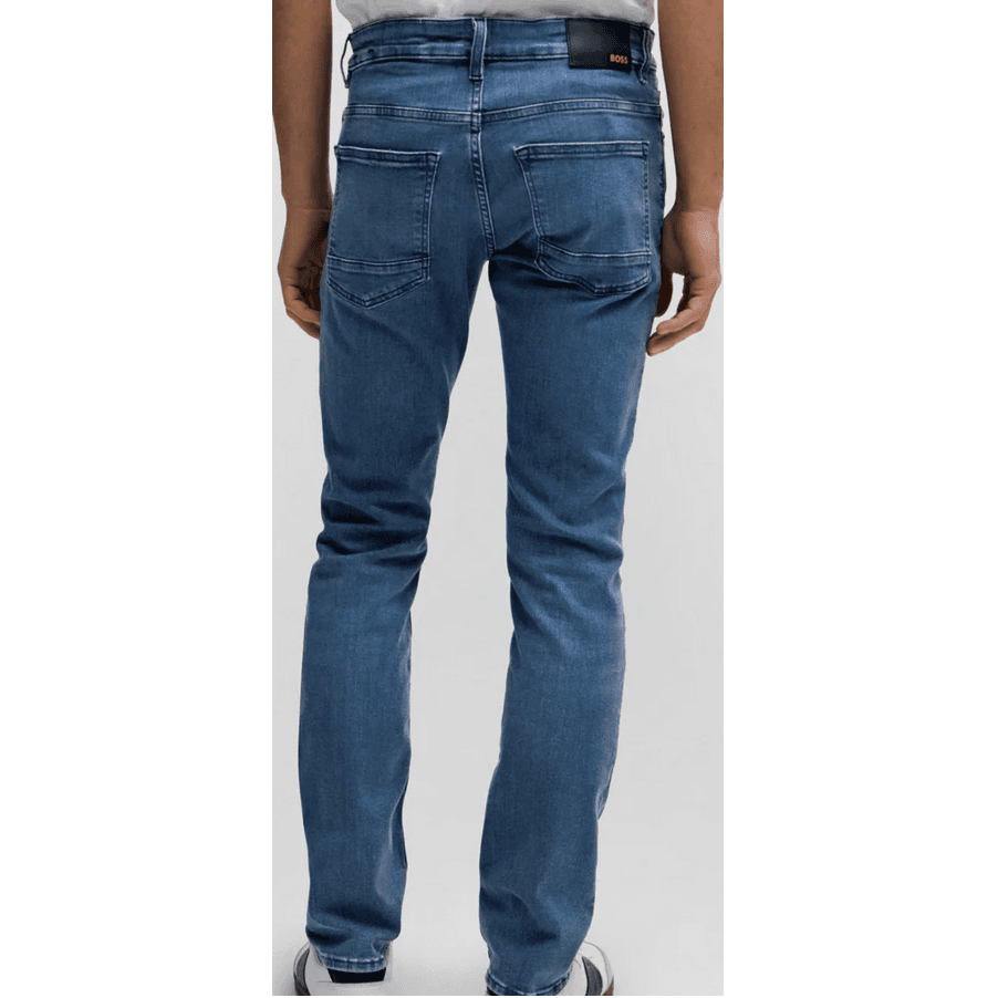 Delaware Regular Rise Slim Fit Blue Jeans