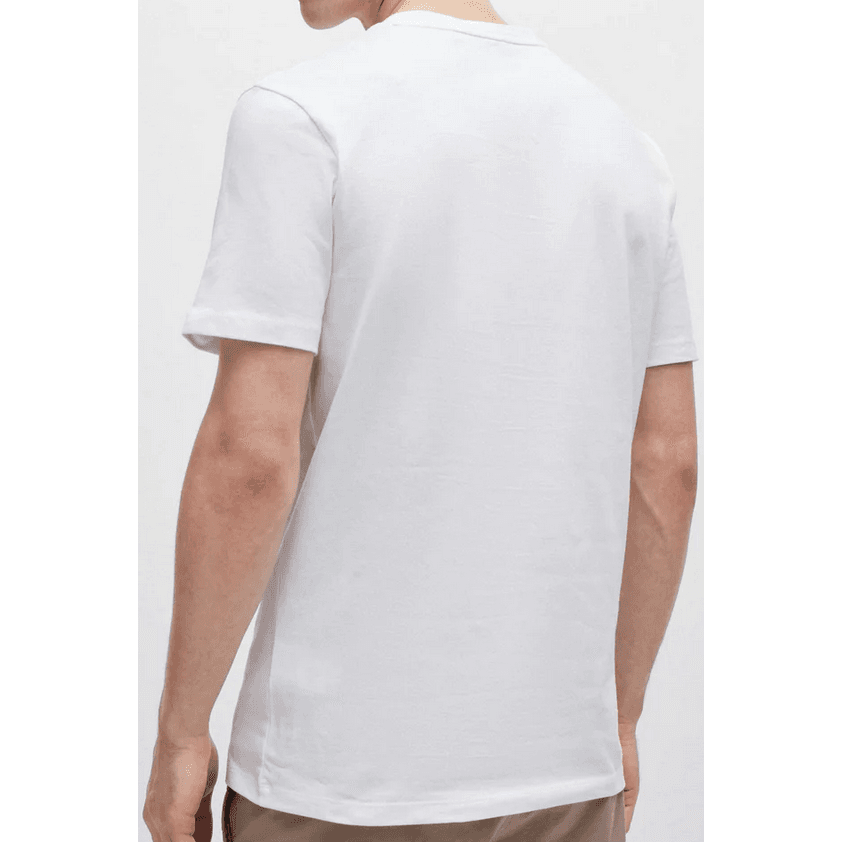 Tales Cotton Relaxed Fit White T-Shirt