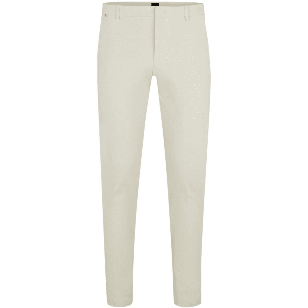 Kaito1 Slim Fit Beige Chino Trousers