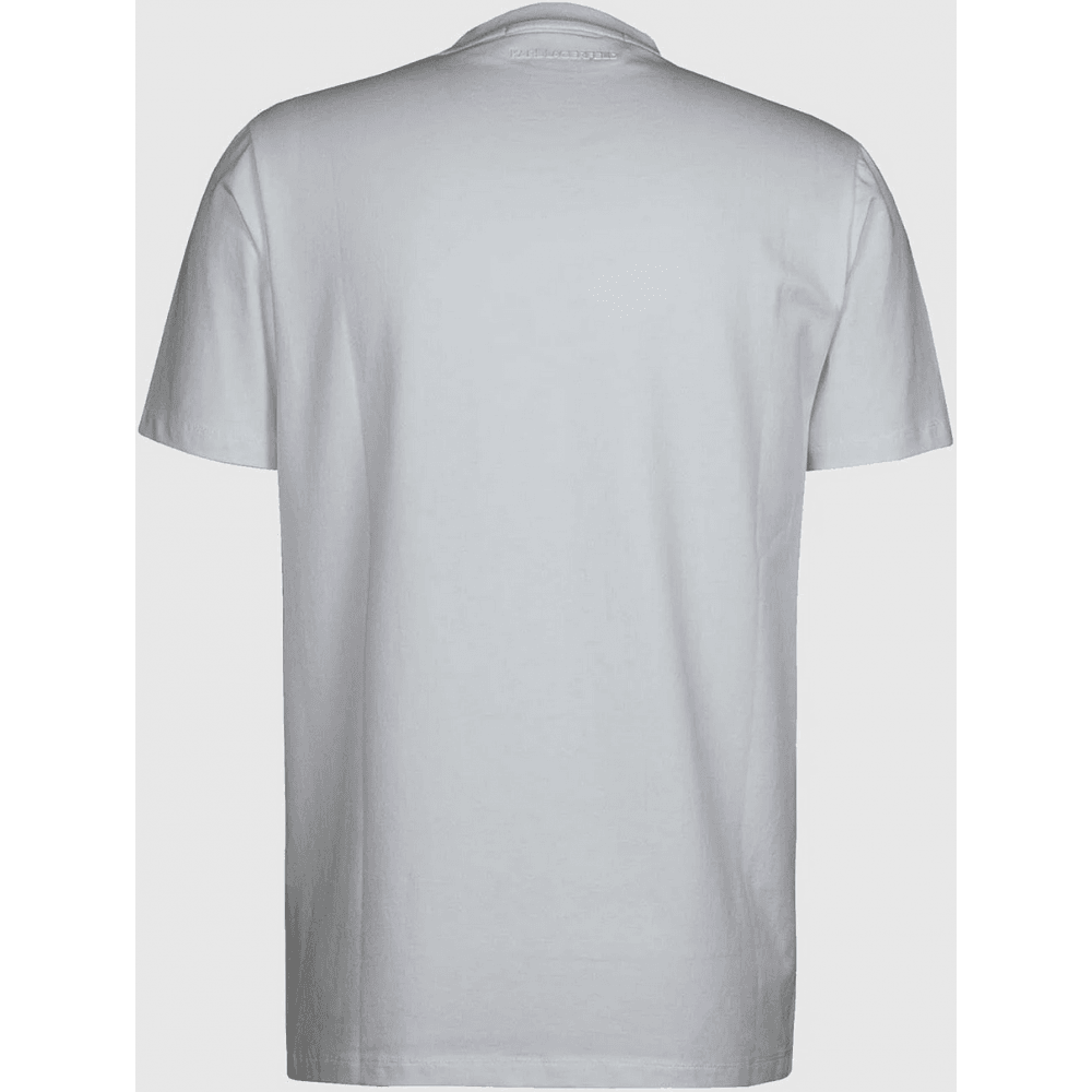 Cotton Print Logo White T-Shirt