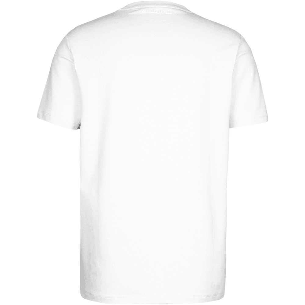 Cotton Embroidered Logo White T-Shirt